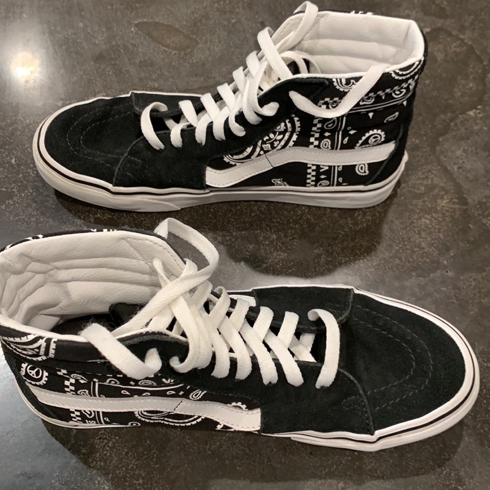 Men’s Vans Sk8 Hi Peace Paisley - Picture 4 of 13